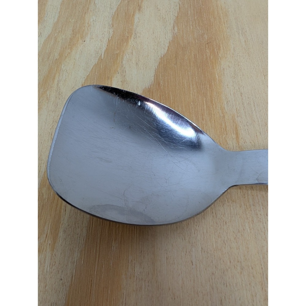 Vintage Yamco Stainless Steel Ice Cream Scoop‎ Wood Handle Haas Ohio - Picture 3 of 8